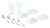 Little Tikes Sweet Spaces Dishware Set, White, Play Kitchen Cookware, Boys and Girls Ages 3+ Years
