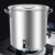 LIUZQWAED Large Stock Pot – Food Grade 304 Thick Stainless Steel Soup Bucket Suitable, with Spigot, Stainless Steel, with Lid, for All Stove