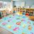 LIVEBOX 7’5″ x 13′ Blue ABC Kids Classroom Carpet, Large Washable Alphabet Educational Learning Area Rugs for Classroom Elementary, Non-Slip Preschool Kids Teacher Rug for Kindergarten Daycare Baby
