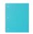 LIVINGLIO GLOBAL College Ruled Poly 1-Subject Notebook with Inside Pockets, 9″ x 11″, Teal, 100 Heavyweight Sheets
