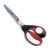 LIVINGO 9″ Heavy Duty Titanium Coated Stainless Steel Scissors, (Red/Black)