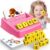 LIWIN LET’S GO! Toys for 3-8 Year Olds Girls, Matching Letter Spelling Games for Kids Ages 3-8 Preschool Learning Educational Toys for Kids Birthday Gifts for 3-8 Year Olds Girls Pink