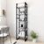 LKJVFCPW 5-Tier Industrial Bookcase, Tall Book Cabinet with Adjustable Shelves, Concrete Grey Storage Display Unit for Home Office Living Room, 68.9 in H