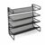 Llazsybz Wall Mount Shelf Spice Rack Organizer Storage Stand Holder Four Tier Mesh Shelves Carbon Steel With Rust Resistance identification suitable for pantry shared housing, 4-Layer Short