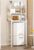 LLHBBSHYYDM 3-Tier Expandable Mini Fridge Stand Adjustable Height Refrigerator Shelf Storage Rack(White)