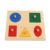 LLTCMAOYI Montessori Geometric Shape Peg Puzzle, Early Education Toy for Hand-Eye Coordination