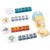 LLTCMAOYI Wooden Alphabet Spelling Blocks Game, Word Building Flash Cards