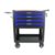 LMAOSS 4 Drawer Rolling Tool Cart with Wheels, Heavy Duty Steel Tool Cabinet with Oak Wood Top Workbench, Lockable Storage Drawers, Adjustable Shelf & Ball Bearing Slides, Mobile Organizer for Garage,