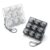 Lnidpd 2pcs Keyboard Fidget Toy, Keychain 9-in-1 Silent and Loud Decompression Button Finger Clicker Office Stress Relief Pass Time Toys Gifts for Adults Asmr Anxiety Autism