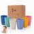LNTPIP Wheat Straw Colored 6 Pack Kids Cups 12 OZ