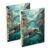 Loancwa A5 size Slider Eastern Turtle City notebooks 8.3″ x 5.7″, wide ruled spiral notebook 60 sheets for planner&business