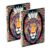 Loancwa A5 size Slider Icy Blue-eyed Lion Pattern notebooks 8.3″ x 5.7″, wide ruled spiral notebook 60 sheets for planner&business