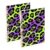 Loancwa A5 size Slider Rainbow Neon Green Leopard Print notebooks 8.3″ x 5.7″, wide ruled spiral notebook 60 sheets for planner&business