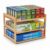 LOCEHNGY Pantry Organization and Storage for Kitchen – Kitchen Wrap Box Organizer Rack, Foil Organizer for Cabinet & Counter, 3-Tier Kitchen Cabinet & Pantry Organizer for Plastic Wrap,
