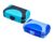 LockerMate by Bostitch Hard Pencil Case, Durable Plastic Pencil Box, Kid-Friendly Colors in Blue & Turquoise, 2-Pack