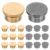 LOCZUK 20pcs Spinning Nail Charm Bearings, Nail Art Metal Rotating Shaft