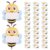 LOCZUK 48pcs Cute Bee Name Plates for Classroom Bulletin Board, Writable