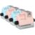 LOCZUK 4pcs Compact Math Student Stamp Wear Resistant Plastic Roller