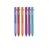Loddie Doddie Side-Retractable Gel Pens, 0.5 mm Colored Ink, Jewel Tones, 6 Count