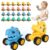 Loffcoter 24 Dinosaur Pull Back Cars, Ages 3+, Mini Party Favor Cars, 1.8 in Dinosaur Vehicles for Goodie Bags, Pinata Fillers, Classroom Prizes, Boys Girls