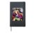 Lofi Hip Hop Music 90s Retro Waifu Anime Girl Hardcover Journal, Black
