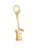 LOFZAR Alphabet Keychain A-Z, Mini Cute Bag Charms, Durable Metal Keychain for Keys Purse Backpack, Gift for Women Men(F)
