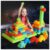 LOGBAY 2025 Latest 177 PCS Large Building Blocks for Toddlers Ages 3+, Big Bricks Set with Baseplate, STEM Educational Toys for Kids, Compatible Style 2board+177psc (177psc+1board
