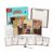 Logic Layers Magnetic Fraction Playbook for Kids – Learn Fractions with Pizza & Chocolate Themed Tiles & Circles, 120 Pcs Fraction Manipulatives & Demonstration Book, Ages 3+