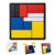 Logic Puzzle Brain Teaser Game for Kids and Adults, 88 Challenges with 4 Difficulty Levels, Portable Brain Training Logic Puzzle Game for Travel, Learning and Thinking Fun