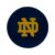 Logo Brands NCAA Notre Dame Fighting Irish Kickball Rubber Material | 8.5″ Regulation Size | Team Color | Officially Licensed