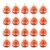 LOGOFUN 20pcs Miniature Half Cut Fruit Charms for DIY Micro Landscape