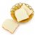 LOGOFUN 4PCS Realistic Toast Bread Slice Model PU Artificial Food Prop