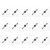 Lohoee 15Pcs Transparent Spinners Math Game Spinner with Rotating Arrow for Party Games and Teaching Using