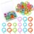 Lokunn 40 Pcs Stitch Markers for Crocheting, Crochet Stitch Markers Ring