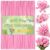 LOKUNN Pipe Cleaners, 200 PCS Pink Pipe Cleaners Craft Supplies