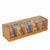 Lolytama Crayon Box, Stackable Bamboo Pencil Box with Clear Lid and 6 Compartments, Color Pencil Organizer for Crayons Markers Pens Craft Supplies Classroom Desk, (1 Pack Natural)