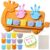 LOMAGTI Preschool Learning Math Toy for Toddlers, Silicone Counting Board with Number Tracing | Montessori Educational Math Manipulatives Number Counting Blocks for 3 Year+ Boys Girls Gifts
