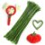 LOMIMOS 100Pcs Pipe Cleaners Craft,Pipe Cleaners Chenille Stem Fuzzy Sticks Craft Supplies for Home DIY Handmade Art Festival (Moss Green)