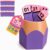 londyx Pencil Number Counting Set – Counting Pencil Set Classroom Math Manipulative 1-30, Reusable Classroom Organization and Sequencing Board for Learning, Preschool and Elementary (Purple)