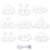 Lonfliness 36 Pack Space Coloring Masks for Kids Outer Space Party Crafts