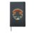 Longboard Vintage Skateboard Cool longboarding Hardcover Journal, Black