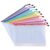 LONGKEY 10 Pack Mesh Zipper Pouch Bags for Organization, A4