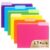 LONGKEY 12 Pack File Folders, Manilla Folders 8.5 x 11