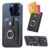 loooghom Cell Phone Card Holder,Adhesive Phone Card Wallet With 360° Rotatable Kickstand Stand Stick On Wallet Card Holder For Back Of Iphone,Android And All Smartphones(Black) ﻿