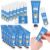 Loopeer Blue 20 Sets Cheerleader Duck Hand Cream Lip Balm Bulk Gift Cheerleader Party Favor Mini Travel Size Moisturizing Hand Lotion for Women Cheer Team Gift Competition End of Season Celebration