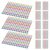 LOORGVEL 20pcs Colorful Glitter Five-Pointed Star Stickers Self-Adhesive Removable Reward Stickers and Students with Glossy Finish for Scrapbook and Encouraging Student Participation