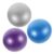 LOORGVEL Mini Pilates Ball for Stability and Balance Training 3pcs 9.8 Inch PVC Yoga Exercise Ball for Floor Exercise and Pilates Workouts
