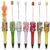 Lopenle12 Pack Colorful Stone Bead Pens, Bead Gel Pens, Beadable Pens Bead Pen Kit Bulk Beaded Pen with Crushed Stone Bling Diamond Beaded Ballpoint Pens for School Office
