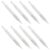 LOPUNER 8pcs Refillable Paint Marker Pen Empty round Tip White Plastic