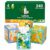 Lotion Facial Tissues with Coconut Oil, 4 Cube Boxes, 60 Tissues Per Box, 3-Ply Facial Tissue for Home, Office, Bedroom, Bathroom and Everyday Use